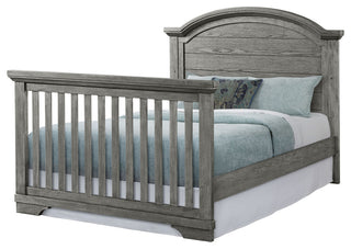 Foundry 56"W Wood Convertible Crib, Pewter