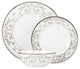 Lenox Opal Innocence Silver 3-Piece China Setting, Set of 12