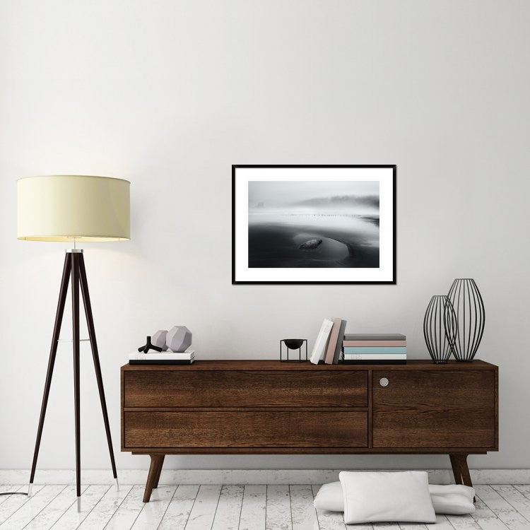 "One Morning" Framed Digital Print by Dani Bs., 38"x28"
