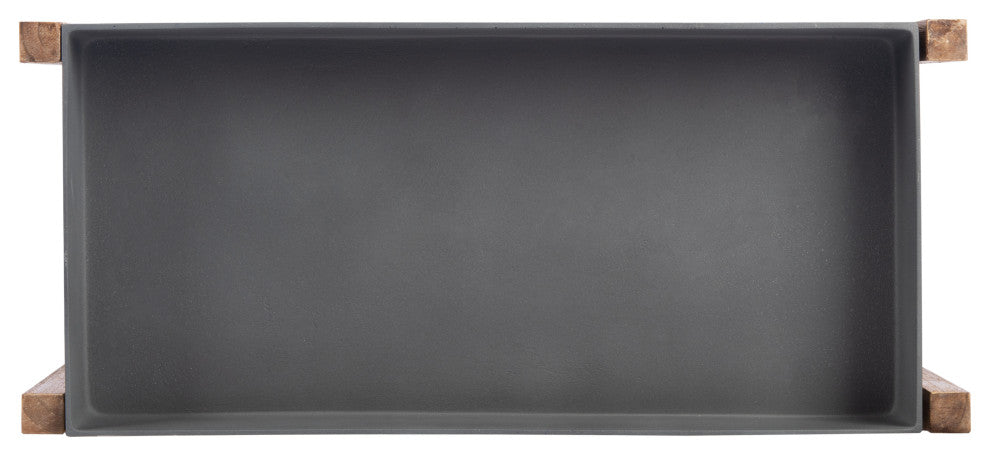 Safavieh Semli Patio Shelf, Natural/Grey