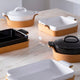 Casafina Ensemble Square Baker with Cork Tray