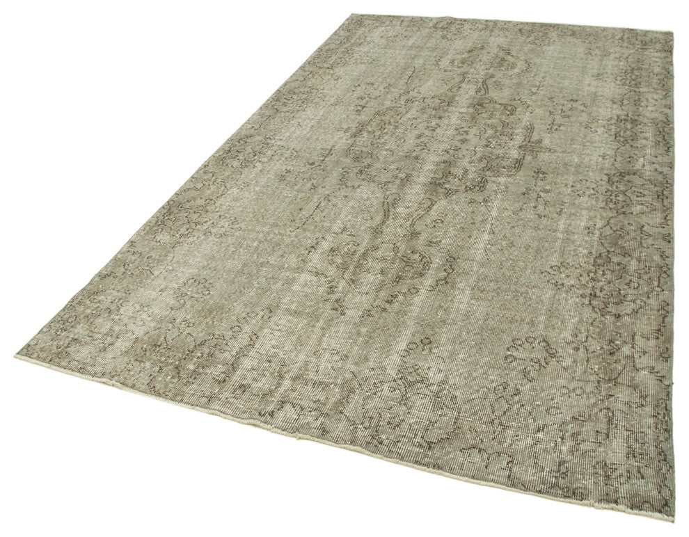 Rug N Carpet - Handwoven Turkish 5' 7" x 9' 2" Contemporary Overdyed Area Rug