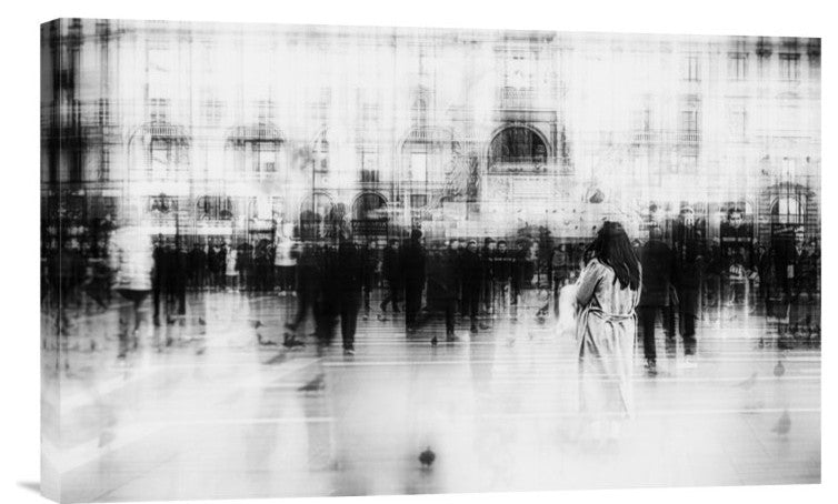 "Lost Among Ghosts" Stretched Canvas Giclee by Inna Blar, 22"x14"