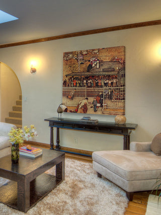 "Commuters" Painting Print on Canvas by Norman Rockwell