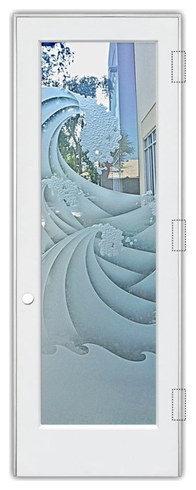 Interior Prehung Door or Interior Slab Door - High Seas - Primed - 30" x 84"...