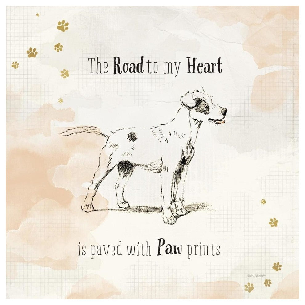 "Furry Friends I" Digital Paper Print by Katie Pertiet, 38"x38"