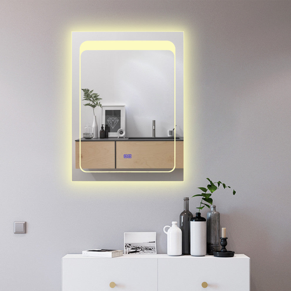 CHLOE Lighting LUMINOSITY Rectangular TouchScreen LED Mirror