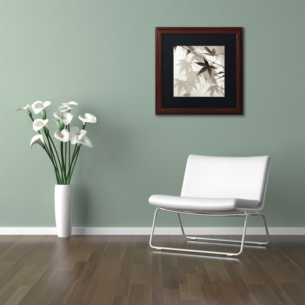 Alan Blaustein ''Florison 62'' Art, Wood Frame, Black Mat, 16x16