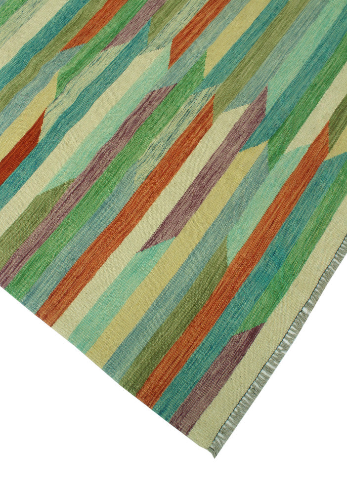 Winchester Kilim Atal Lt. Green Rug