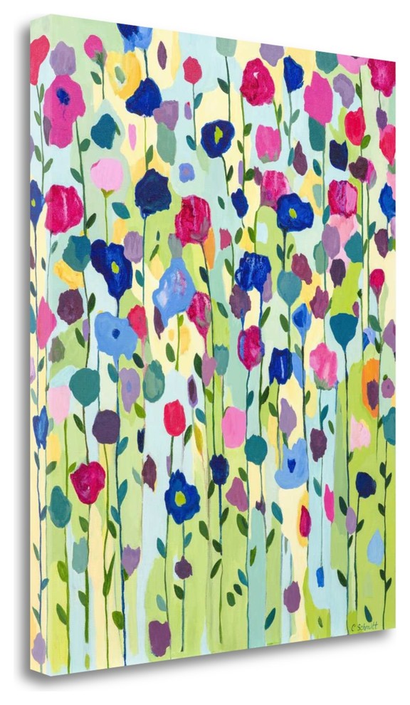 "Mountain Meadow" By Carrie Schmitt, Giclee Print on Gallery Wrap Canvas