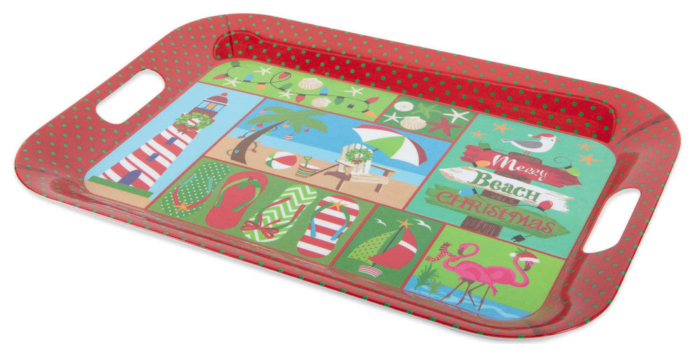 Coast Xmas Melamine Tray, Set of 4