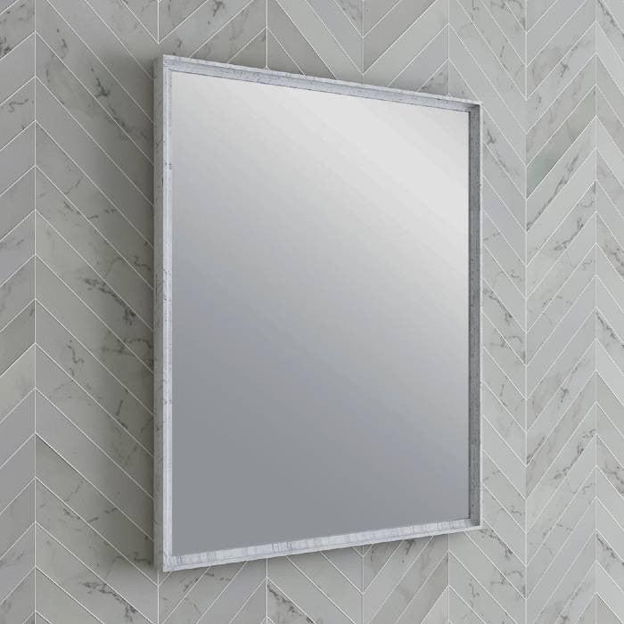 Fresca Formosa 26" Rustic White Bathroom Mirror