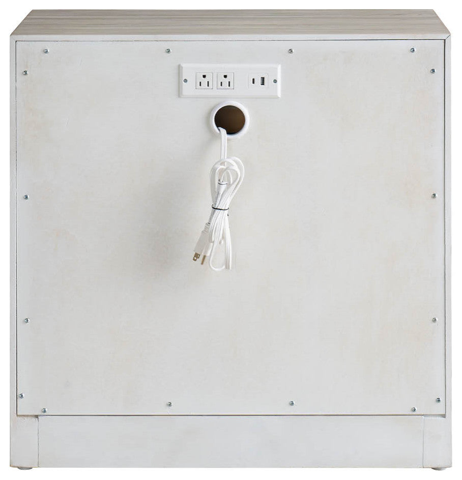 River Rock Two Drawer Nightstand