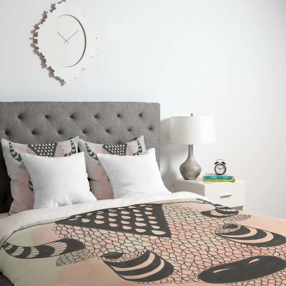 Deny Designs Wesley Bird Buffy Duvet Cover - Lightweight