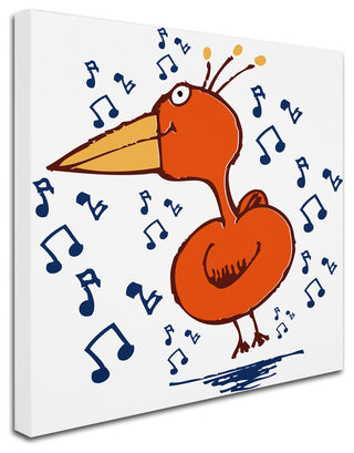 'Music Bird' Canvas Art by Carla Martell