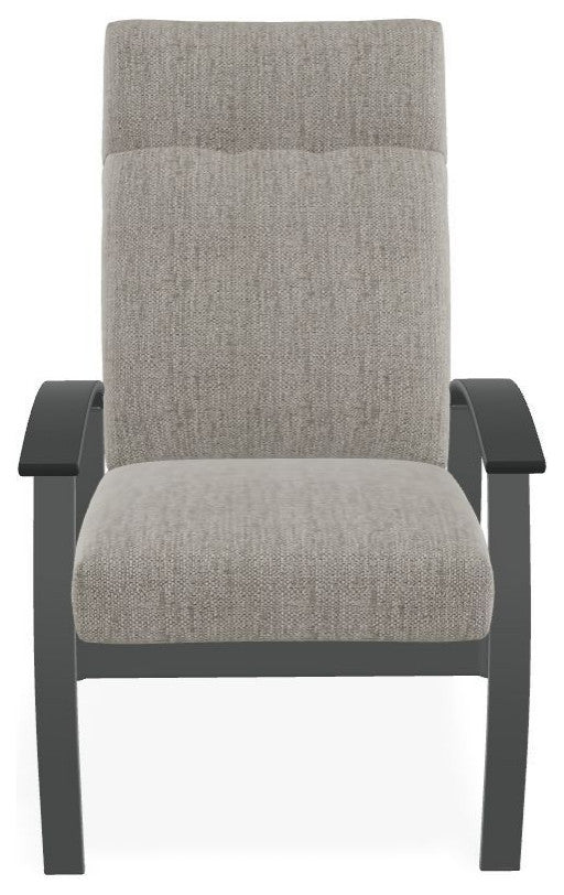 Belle Isle Cushion Outdoor Armchair, Thatch Ash/Graphite