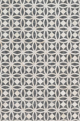 Dorado DB-06 Rug, Graphite and Ivory, 7'9"x9'9"