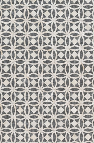 Dorado DB-06 Rug, Graphite and Ivory, 7'9"x9'9"