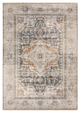 Oriental Weavers Maharaja 1803X Distressed Rug, Charcoal, 7'10"x10'10"