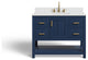 The Felipe Bathroom Vanity, Blue, 42", Single Sink, Freestanding