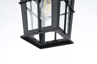 Home Living 7" Outdoor Pendant, Black