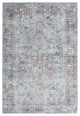 Nicole Curtis Nc Series 1 5' x 7' Light Grey/Blue Machine Washable Area Rugs