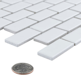 Hudson Subway White Porcelain Floor and Wall Tile