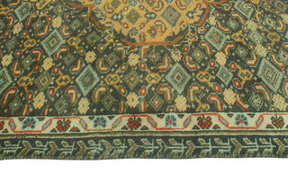 Fine Vintage Distressed Jordyn Charcoal/Ivory Runner, 3'1 x 8'8