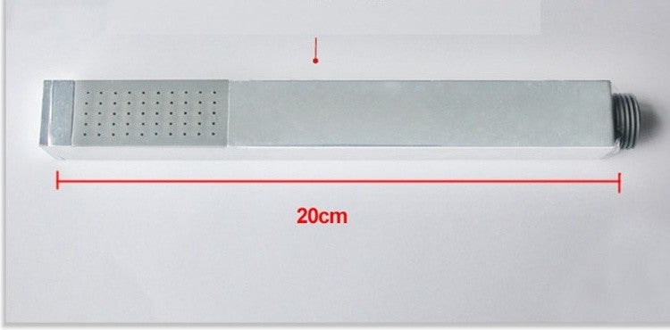 Brindisi Brass Deck Mounted Chrome Bathroom Faucet With Hand Shower