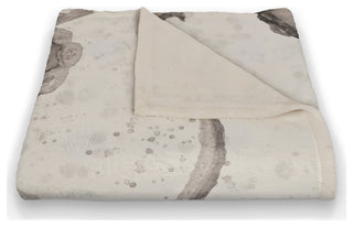 Octo Watercolor Gray 50x60 Throw Blanket