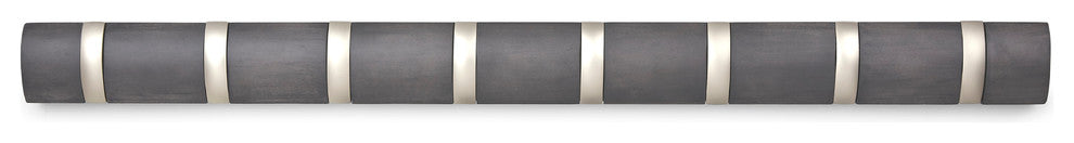 Flip 8-Hook Driftwood/Nickel