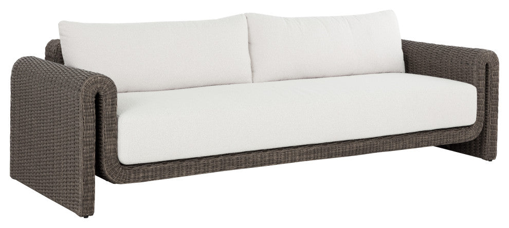 Tibi Sofa, Grey, Louis Cream