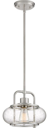 Trilogy 1-Light Mini Pendant, Brushed Nickel