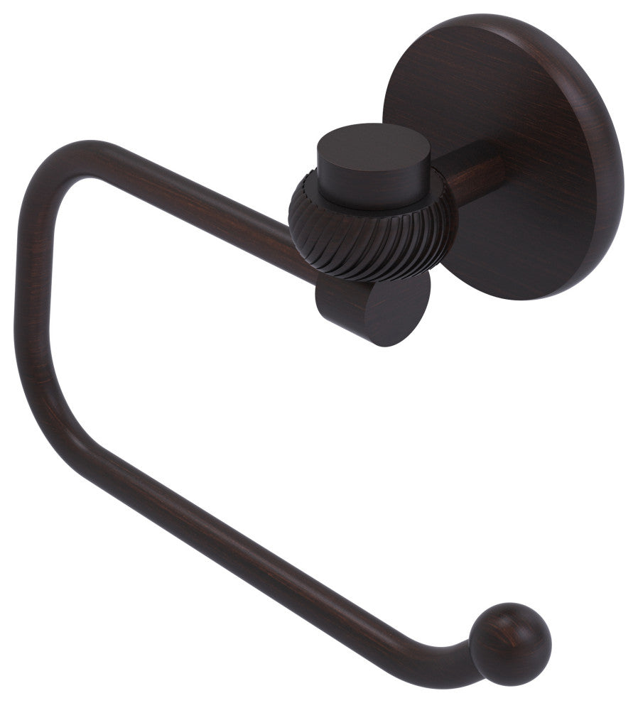 Satellite Orbit One Euro Twist Accent Toilet Tissue Holder, Venetian Bronze