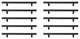 PL400-6-MB-10PK Quinn 6-5/16" Center to Center Matte Black Bar Pull, Set of 10