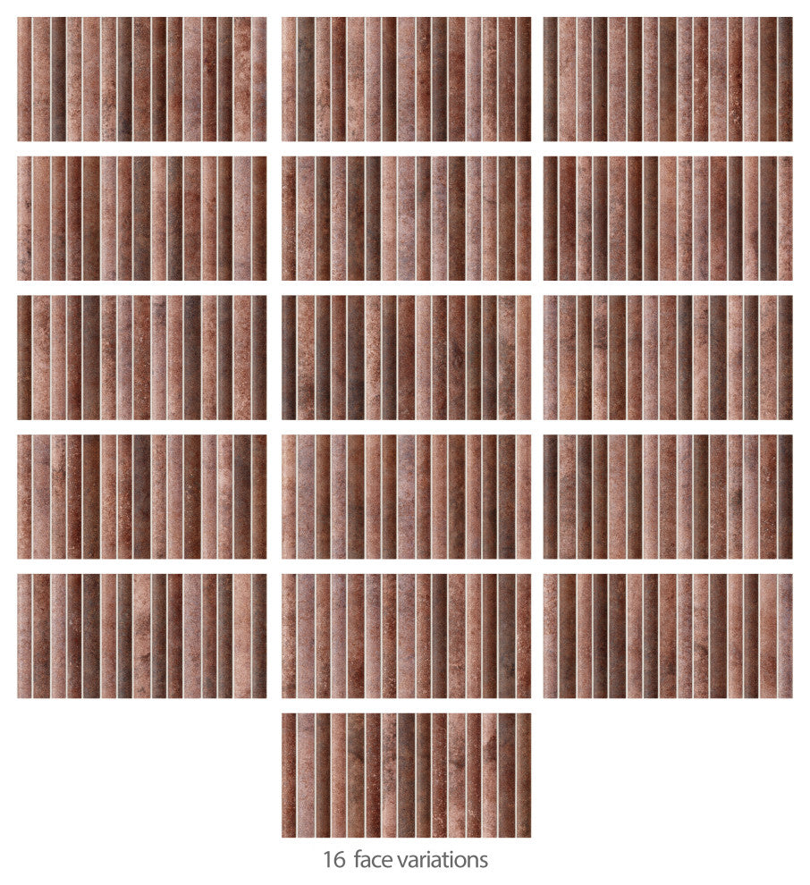 Rubik Garnet Ceramic Wall Tile