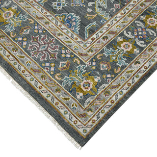 Bristol Harrow Runner, Gray, 2'8" x 8', Bordered