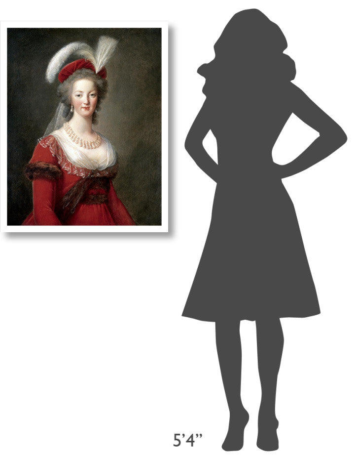 "Portrait of Marie-Antoinette" Print by Elisabeth VigÃŒÂ©e Le Brun, 25"x32"