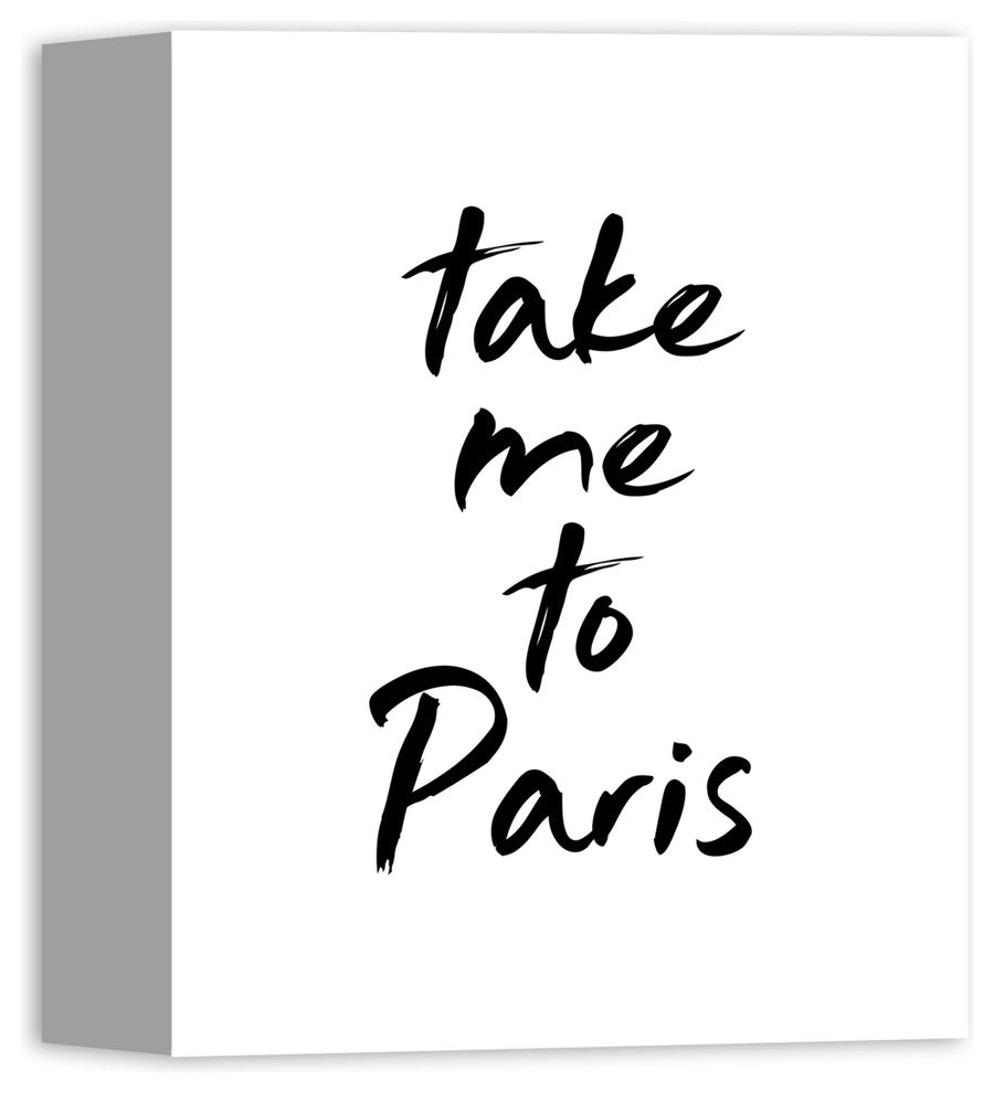 Take Me to Paris 8x10 Canvas Wall Art