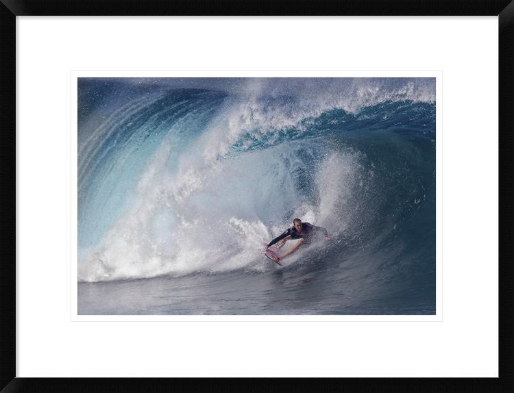 "A Wave Player" Framed Digital Print by Cheng Chang, 26"x20"