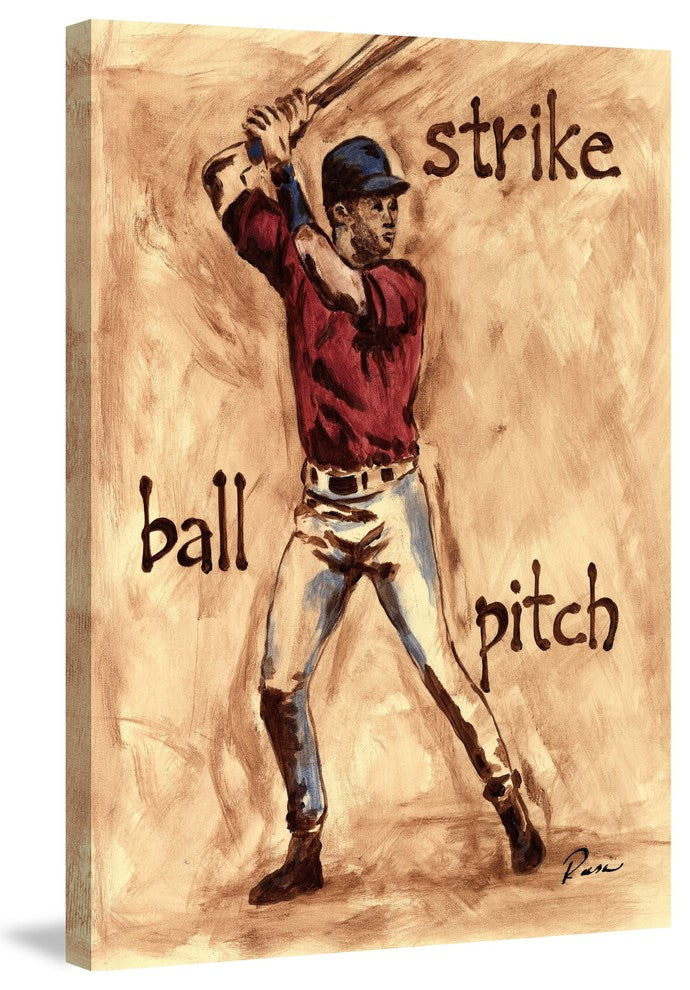 Marmont Hill, "Slugger" by Reesa Qualia Painting Print on Wrapped Canvas, 40x60