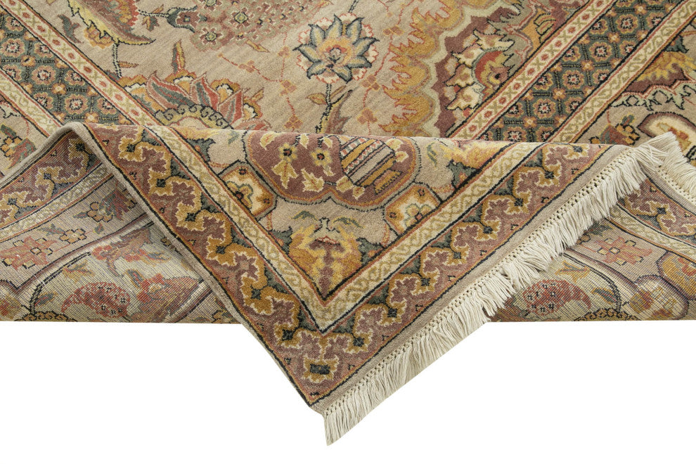 Rug N Carpet - Hand-Knotted Oriental 8' 0" x 11' 1" Decorative Oushak Area Rug