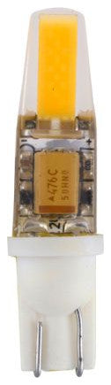 Wedge T10 Base Led Bulb 2W COB Warm White 2700K