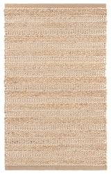 Dash & Albert Simba Ivory Handwoven Jute Rug, Ivory, 8' x 10'