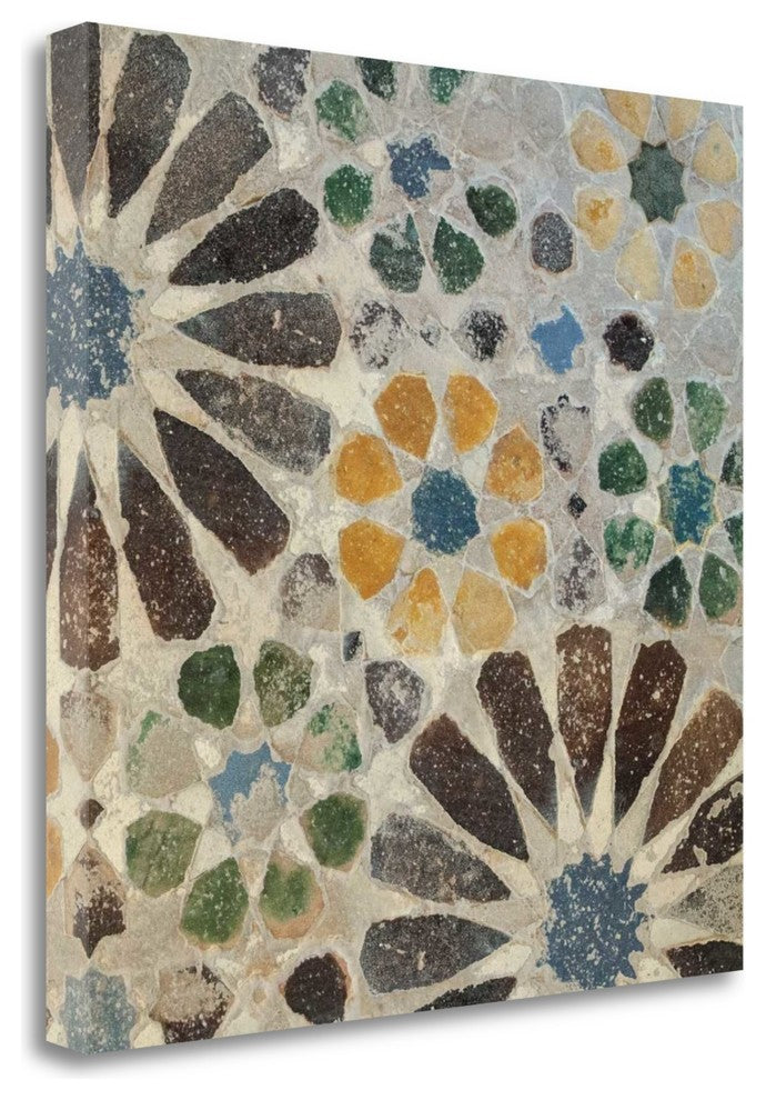 "Alhambra Tile II" By Sue Schlabach, Giclee Print on Gallery Wrap Canvas
