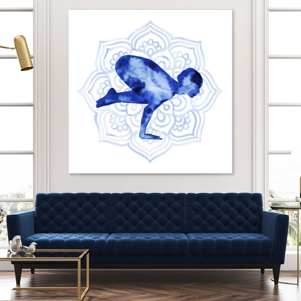 "Yoga Flow IV" Fine Art Giant Canvas Print, 54"x54"