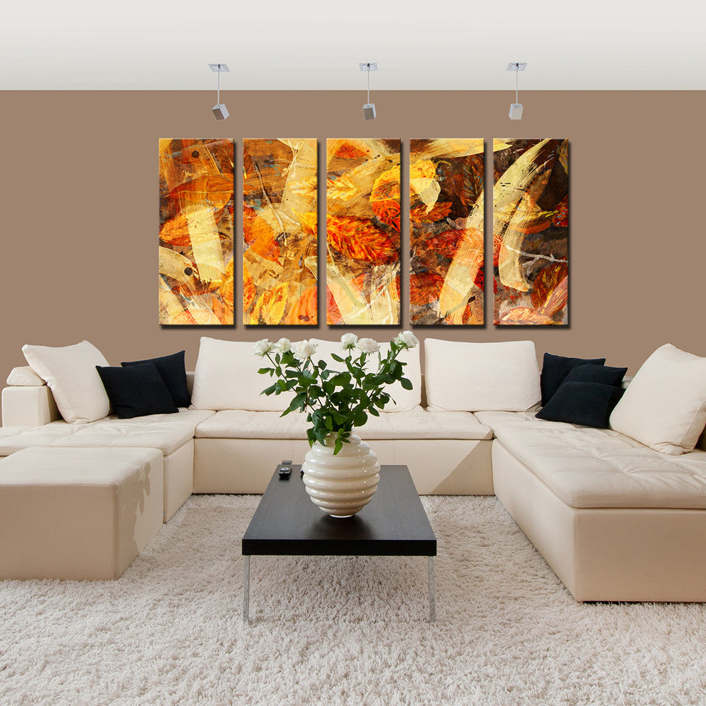 Painted Petals LXV 5-Piece Canvas Art Set