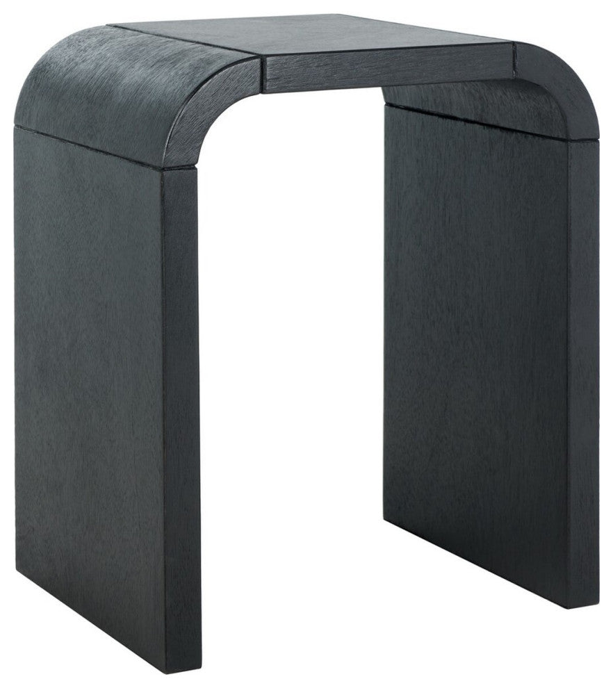 Safavieh Liasonya Curved Accent Table, Black