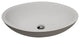 Maine 1-Piece Man Made Stone Sink, Matte White, Harmony Brushed Nickel Faucet