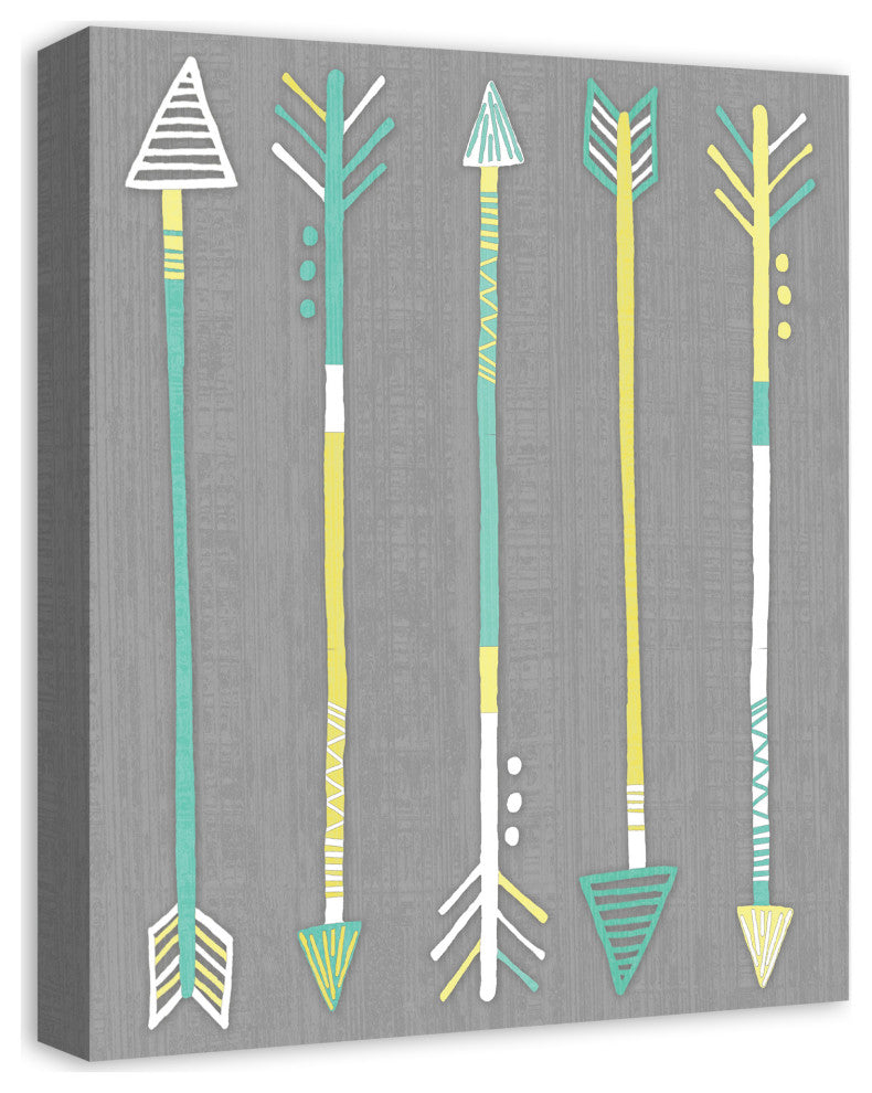Tribal Arrows 16x20 Canvas Wall Art